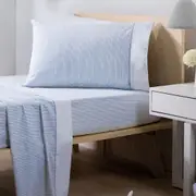 Sheridan Strypie Kids Sheet Set - in Cobalt