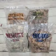 Masterbuilt Wood Smoking Chips Variety 4 Pack Hickory, Mesquite, Cherry & Apple