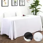 Flat Tablecloths Wedding Table Cloth Trestle Rectangle Market Home Party Cover