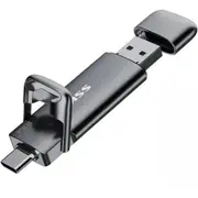 SSK 512GB Dual USB C Flash Drive,2-in-1 Type C+ USB A 3.2 Gen2 Solid State Thumb Drive,Speed Up to 550MB/s Memory Stick Data Storage