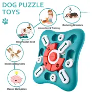 Dog Puzzle Toy, Treat Dispensing Dog Enrichment Toys for IQ Training and Brain