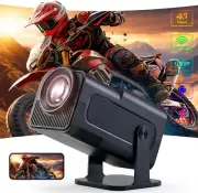 Haizr Mini 4K Portable Projector Support 5G Wifi6 BT 5.0 Android 11,1080P Sma...
