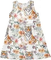 [Caihoyu] Girls Summer Tank Dresses Toddler Fashion Spring Dresses Birthday Gift, Multicolor12, 4 Years