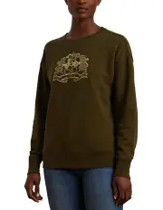 [Lauren Ralph Lauren] Lion-Crest French Terry Pullover in Green