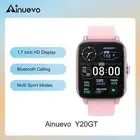 Bluetooth Call Smart Watch 1.7"HD Display 28+ Sport Modes Waterproof Tracker