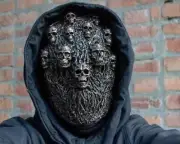 Steampunk Skull Skeleton Latex Horror Mask Costume