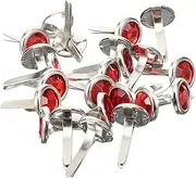 100pcs Colored Crafts Making Mini Brads Craft Beads Craft DIY Brads Craft Brads Decorative Nails Two-Legged Nails Metal Brads Brad Fasteners Iron Acrylic Paper Child