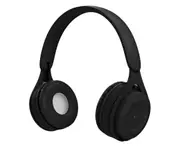 Y08 Bluetooth-compatible Headphone Over Ear Universal Stereo Sport Wireless Headset MP3 Player for Running - Black