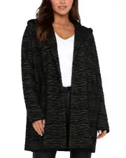 Liverpool Los Angeles Long Sleeve Open Front Sweater Coat