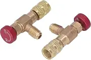 Refrigeration Control Valve 1/4SAE Male Thread 5/16SAE Female Thread for R410A Charging Adapter Air Conditioning
