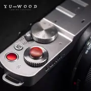 Handmade Wooden 9mm Camera Shutter Release Button Cap for Panasonic S9 Fuji XS20