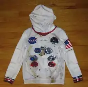 NEIL ARMSTRONG July 20 1969 APOLLO 11 (MED) Hooded Sweatshirt MAN ON THE MOON