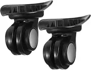 TENDYCOCO 2pcs Replacement Luggage Wheels, Swivel Caster Wheels Travel Luggage Wheels Mute Wheels Replacement Trolley Casters Suitcase Wheel Repair Kits