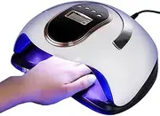 168W Nail Art Lamp, Cordless Led Nail Art Lamp with 36 Led Beads, Smart Sensor and 4 Settings, Hand-held Design, Supports Hand and Foot Use, Suitable for Home and Beauty Salon