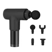 Catzon Massager Gun Handheld Cordless Powerful Chargeable Muscle Deep Tissue for Athlete Recovery Muscle Soreness-Black