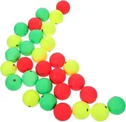 TOGEVAL 30pcs Float Ball Fishing Floaters Fishing Accessories Foam Float Floats for Fishing Foam Balls for Fishing Floats Foam Fishing Floats Foam Ball Float Fishing Foam Floats Fishing
