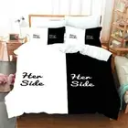 Casual color matching 3D Print Duvet Quilt Doona Covers Pillow Case Bedding Sets