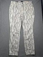 NYDJ Ami Women's Skinny Legging Jeans - Snake Print Diamondback Size 12