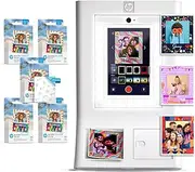 [HP] Sprocket Photo Dispenser Machine Direct Color Photo Printer (White) Paper Package + Zinc 3.5x4.25 Zinc Self Adhesive Photo Paper (500 Sheets)