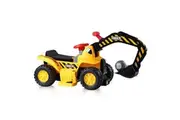 Kids Ride on Digger Electric Excavator Bulldozer Loader Car with Safety Helmet