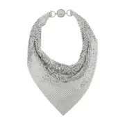 [Versace] Versace Medusa Chainmail Necklace ONE SIZE SILVER
