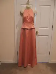 NWT $ 199 alfred angelo classic pink bridesmaid, formal Ocassion Long Gown 7/8