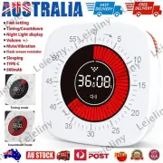 Rechargeable Digital Silent Visual Timer with 4 Alarm Mode & 60-Minute Countdown