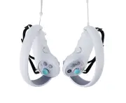 Flexible Controller Grip for Pico 4 VR Handle Soft Silicone Shells Skin - Grey