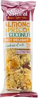 Go Natural Almond and Apricot Coconut Bar 16 x 40 g