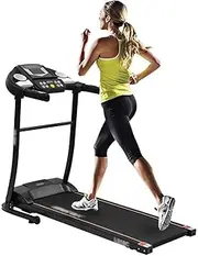 Treadmill Folding Electric Treadmill for Home Use with LCD Console Anti-Slip Belt Walking Machine Portable Gym Equipment for Fitness Workout