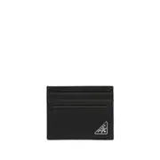 [Prada] Prada Logo Plaque Cardholder ONE SIZE BLACK