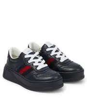 [Gucci Kids] Gucci Kids Chunky B leather sneakers UK 11 multicoloured