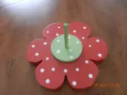 Wooden Handpainted Thread/Spool Holder