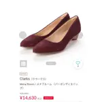 CLARKS CUSHION 氣墊皮鞋 低跟鞋