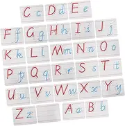 SEWACC 1 26 Letter Kit for Preschool Spelling Game Uppercase Lowercase Letters Fridge Magnets for Early Literacy Learning Includes Storage Bag Pen