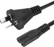 3m (9.84ft) Power Cable 2 Pin Core Figure 8 IEC-C7 AC Cord Lead AU Plug for Notebook, Laptop, Monitor, Camera, Charger, Printer, PS4, PS5 etc