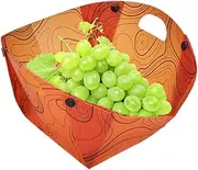 Foldable Bowls for Camping - Folding Dinner Plate Bowl - Portable Outdoor Kitchen Tableware for Family Gatherings Road Trips Travel Mountain Climbing Picnics