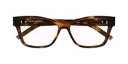 Saint Laurent SL M116 002 Men's Glasses Tortoiseshell Size 55 - Private Health Rebate - Blue Light Block Available