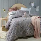 3 pc Woodlands Double Bed Comforter & Two Pillow Cases Coverlet Bedcover Set