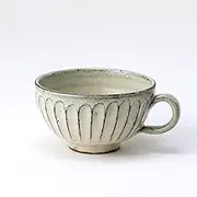 Kogetsu 3-3305-A Soup Cup, Soup Plate, Soup Mug, Ceramic, Shigaraki Ware, Made in Japan