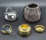 Outdoor Mini Backpacking Portable Alcohol Stove Burner Hiking Camping Tool