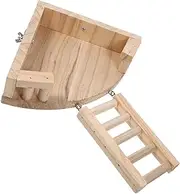 FIXOSHEE 1Set Delicate Hamster Ladder Platform Rat Accessory for Fun Playtime Cage Enrichment and Healthy Environment for Pets Like Hamsters and Chinchillas
