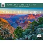AMERICAN LANDSCAPES WWF 2022 WALL CALENDAR