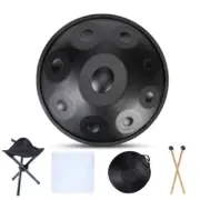 Handpan 18 Inch 9 Notes G Minor Glucophone Steel Tongue Drum Beginner Musical