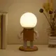 創意機器人小夜燈 萌趣創意禮物 插電式簡約檯燈 個性臥室裝飾燈 可愛治癒臥室床頭燈