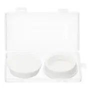 Silicone Rubber Hole Plug Soft Stoppers W Box for 62-63mm Hole White 2 Pieces