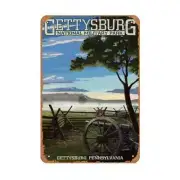 GETTYSBURG National Military Park 12 x 8 inch Metal Sign