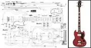 Gibson EB-3® SG® Style Bass Plan