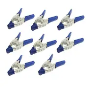( 8pc) - 6" inch Heavy Duty Metal Spring Clamps w/ Rubber Tips Tool Large Clips