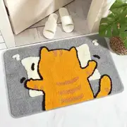 Indoor Door Mat Anti Skid Colorful Front Door Rug 60x40cm Entrance Mat for House DecorationPillow Cat 40x60cm Thickened